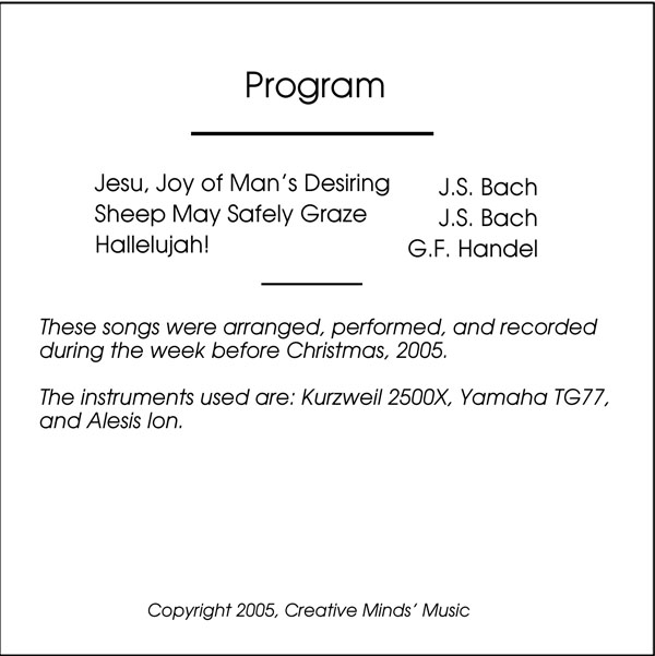 CD Liner Notes